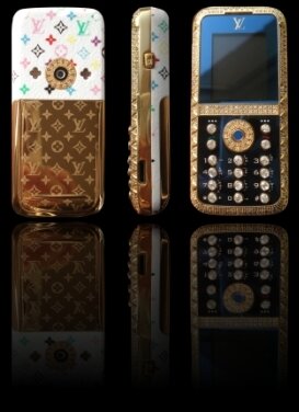 Мобильный телефон LOUIS VUITTON Limited Edition blue/ Телефон LOUIS VUITTON/ Телефоны LOUIS VUITTON